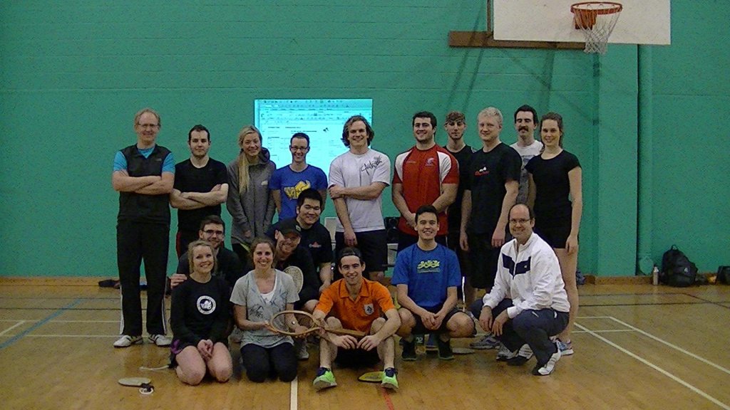 Championship team in tennis class