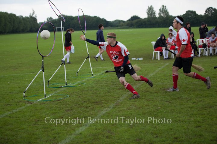 Canada's keeper scores on U.K. on a turnover.