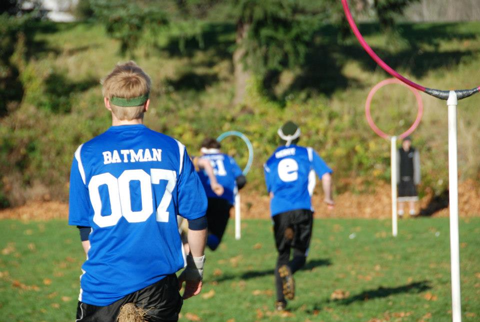 One of several interesting Name/Number combinations on the UVic team. Far in the back, you will see a student chose 'e'. Any number, any letter. One girl even has the number: 9 3/4.