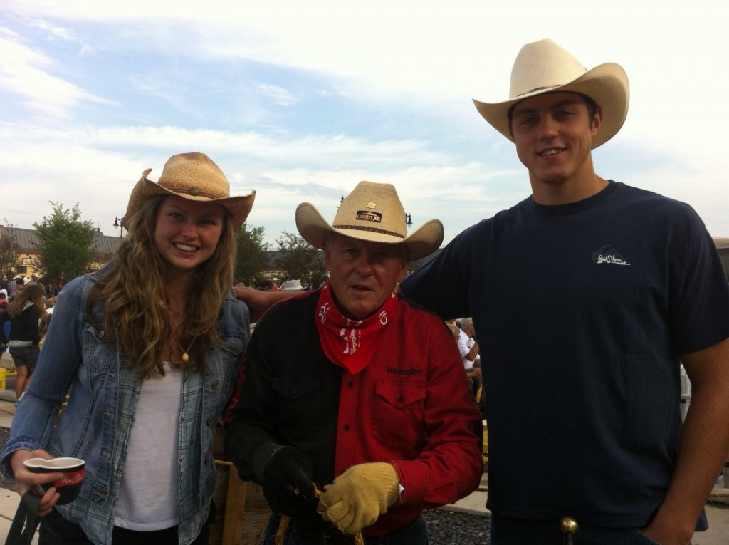 Rope making at the Calgary Stampede