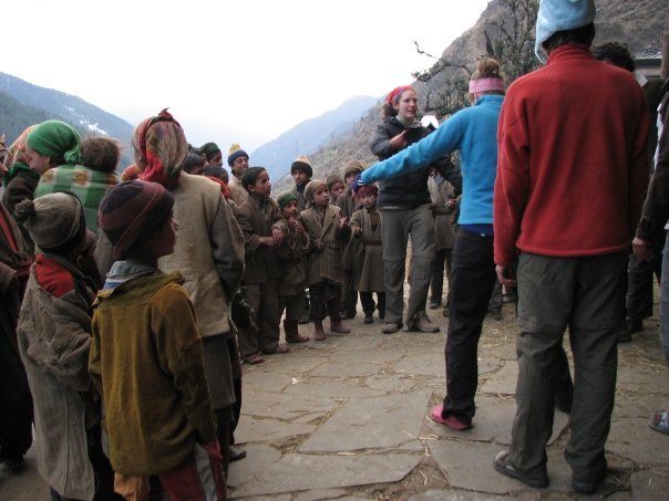 Teaching in Himalayas