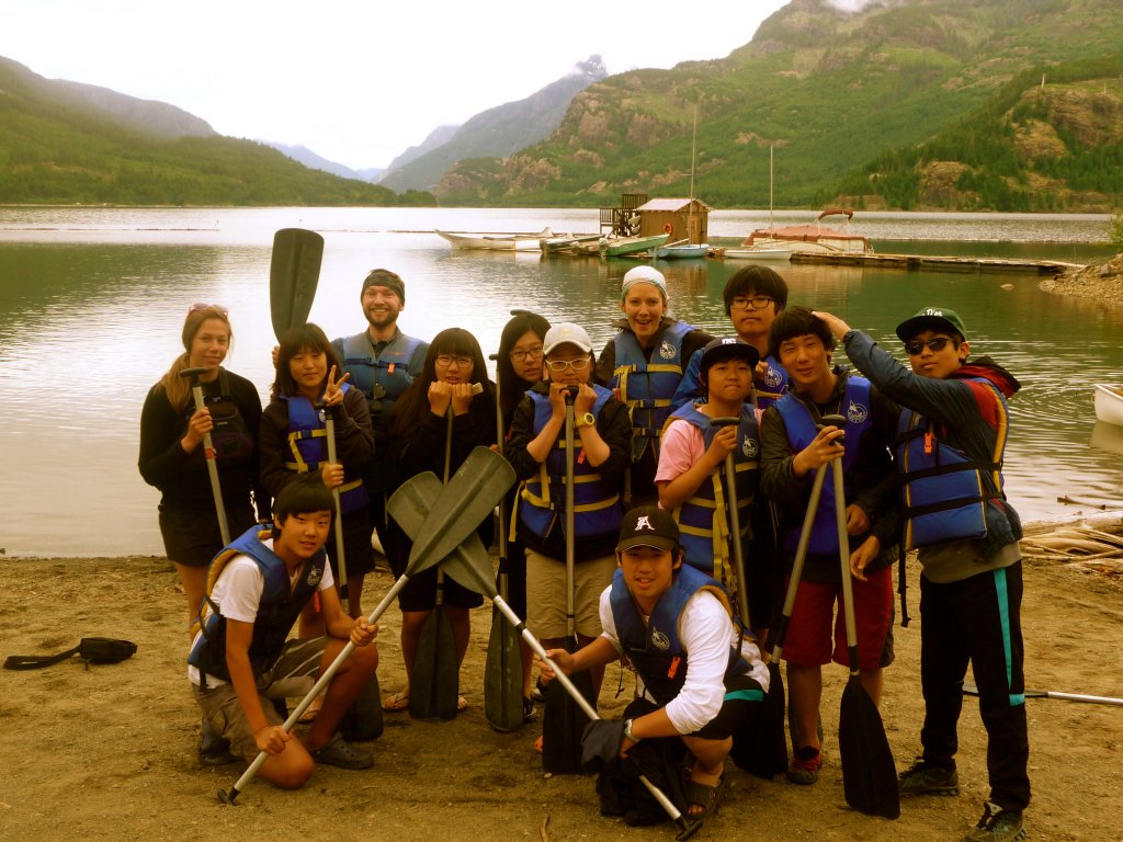 Canoe Trip with team from Korea