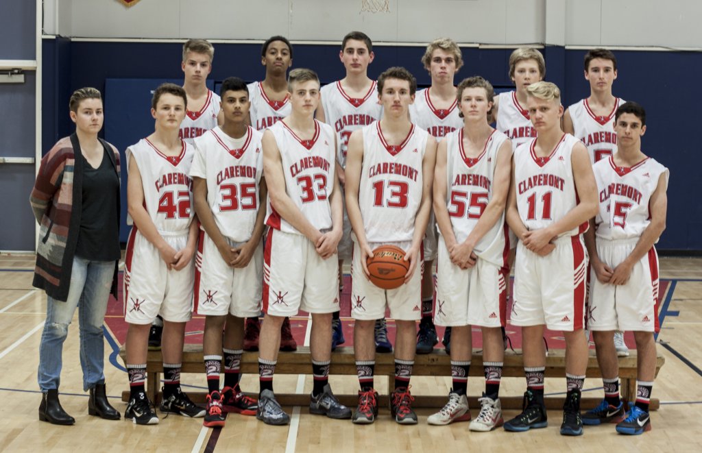 Claremont Junior Boys A Basketball Team 2015/2016